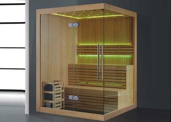 4 personnes salle de sauna accepté panneau de commande personnalisable avec le temps