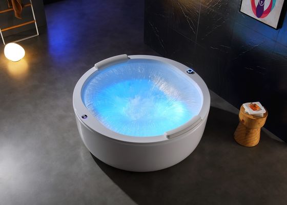 Elegante cascade à double cercle, spa de massage, baignoire, capteur de protection contre le manque d'eau.