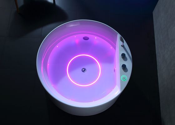 Une baignoire de massage Ladodo E-8022 avec bande lumineuse LED