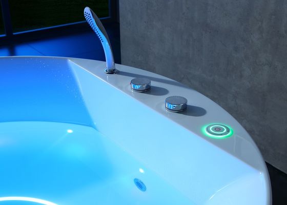 Une baignoire de massage Ladodo E-8022 avec bande lumineuse LED
