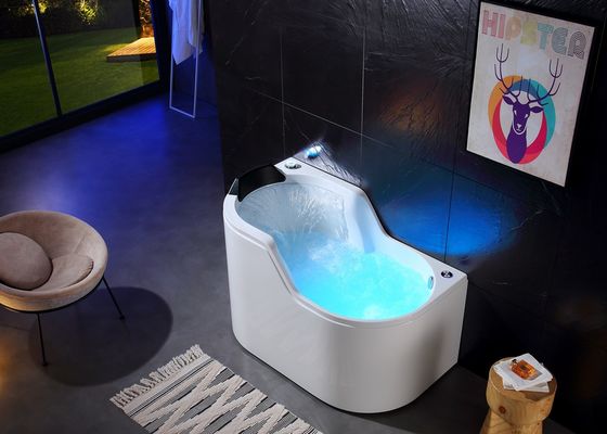 La baignoire à massage unique acrylique Ladodo 8 Whirlpool Jets Spa Douche à vapeur
