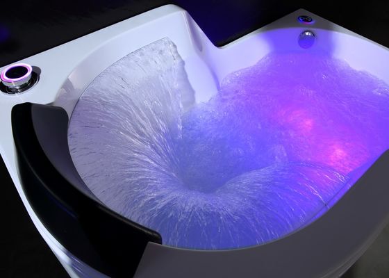La baignoire à massage unique acrylique Ladodo 8 Whirlpool Jets Spa Douche à vapeur