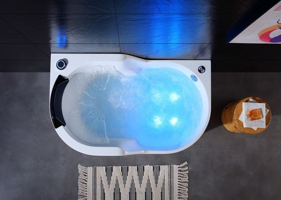 La baignoire à massage unique acrylique Ladodo 8 Whirlpool Jets Spa Douche à vapeur