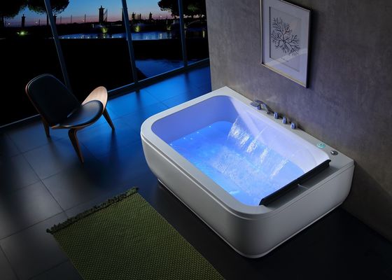 E-8012 Double régulateur de bain rectangulaire avec écran tactile pour deux personnes