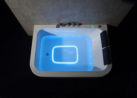 E-8012 Double régulateur de bain rectangulaire avec écran tactile pour deux personnes