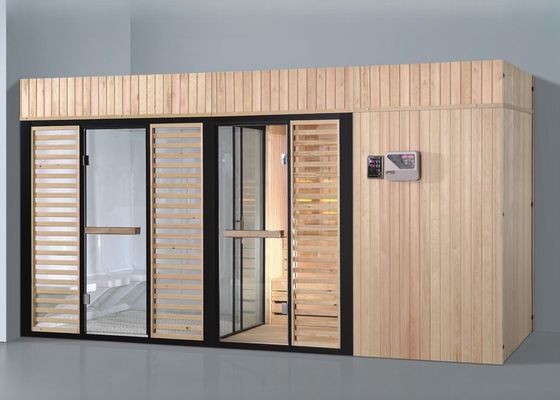 Sauna combinée salle de vapeur pour l' hôtel avec personnalisation