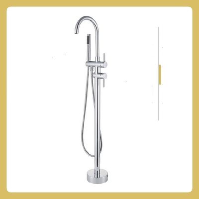Conception rectangulaire de 1700 mm Ladodo baignoire acrylique debout Couleur inchangée en 10 ans