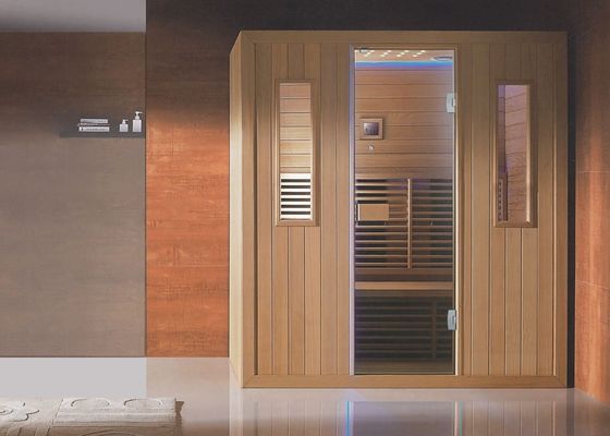 2 personnes Infrarouge Sauna en bois à l'aide de personnalisation
