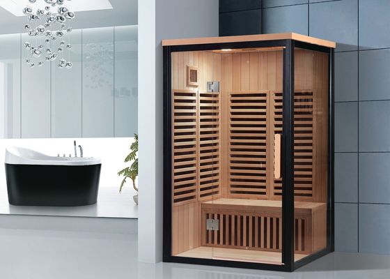 Salle de sauna infrarouge mini pour 2 personnes avec personnalisation