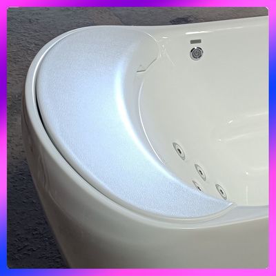 une seule baignoire en solo de 1700 mm L-8401 avec cascade à large cou LED